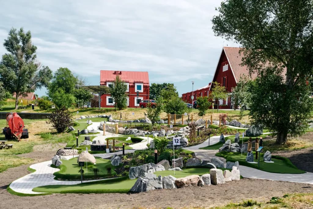 Äventyrsgolfbanan vid Dammstugan